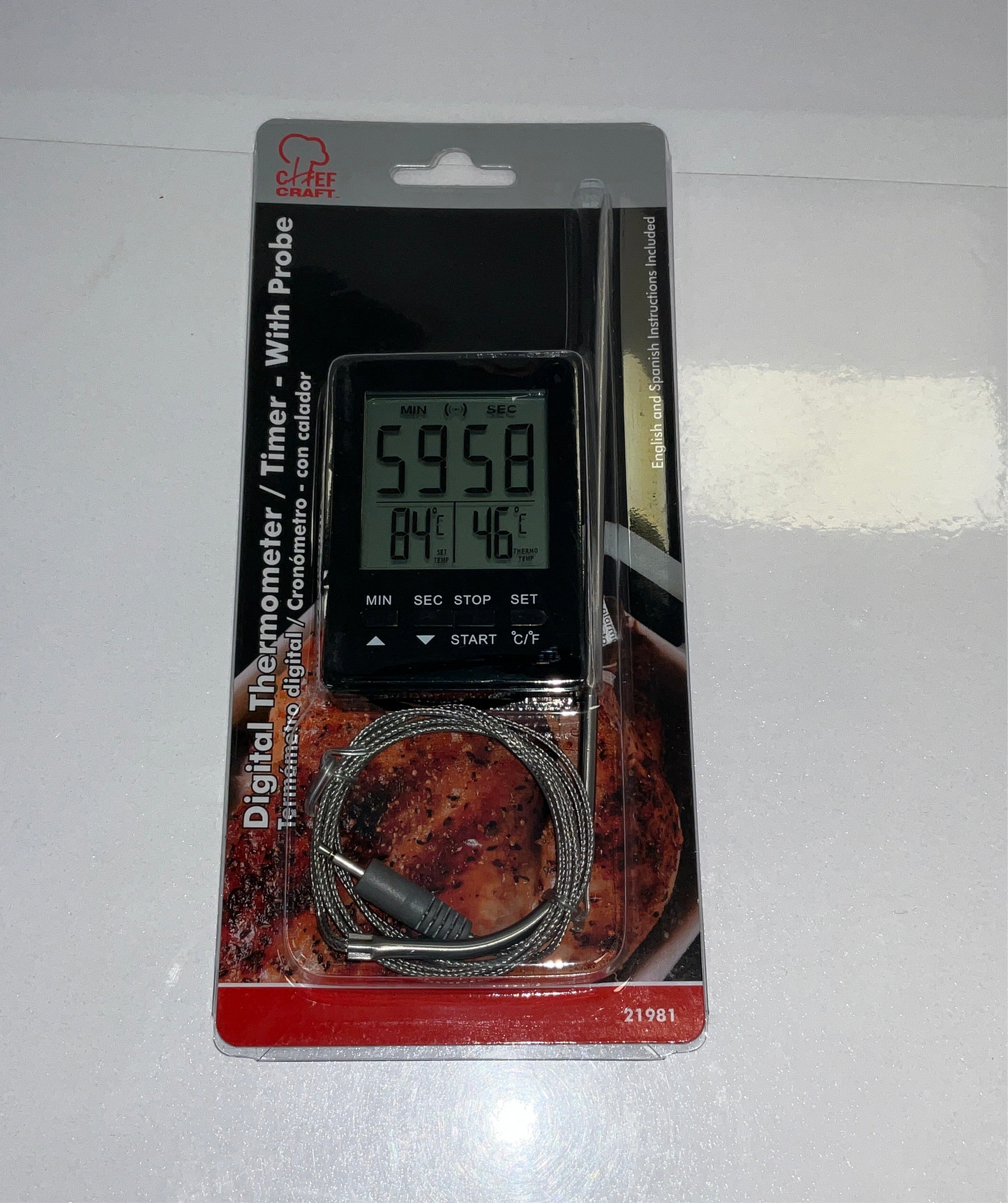 CC Digital Thermometer Timer/Probe