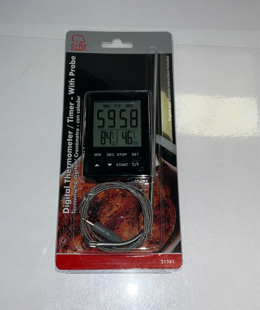 CC Digital Thermometer Timer/Probe