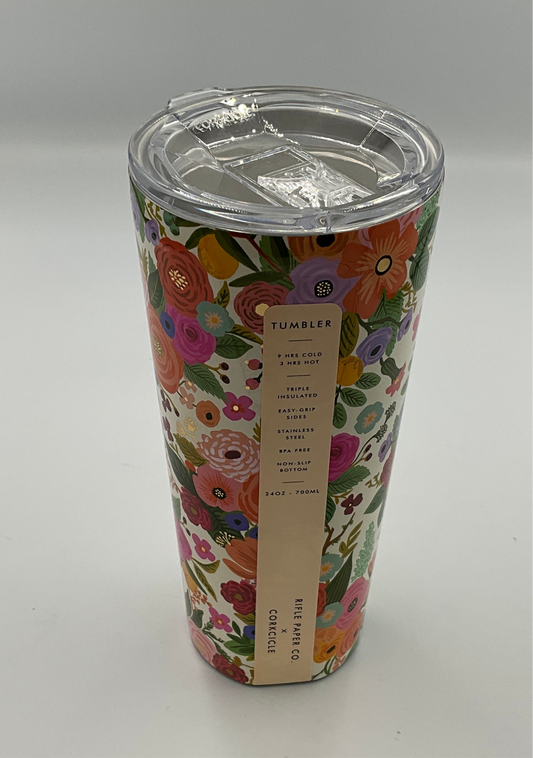 Cork 24oz Tumbler Garden Party