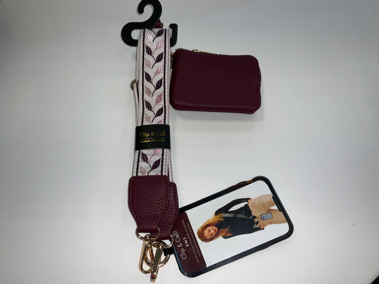 STG Clip & Call Leaf Plum and Pink