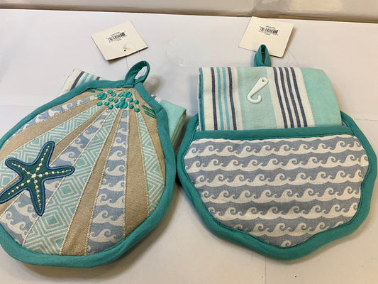DII Pot Holder Set Seashell