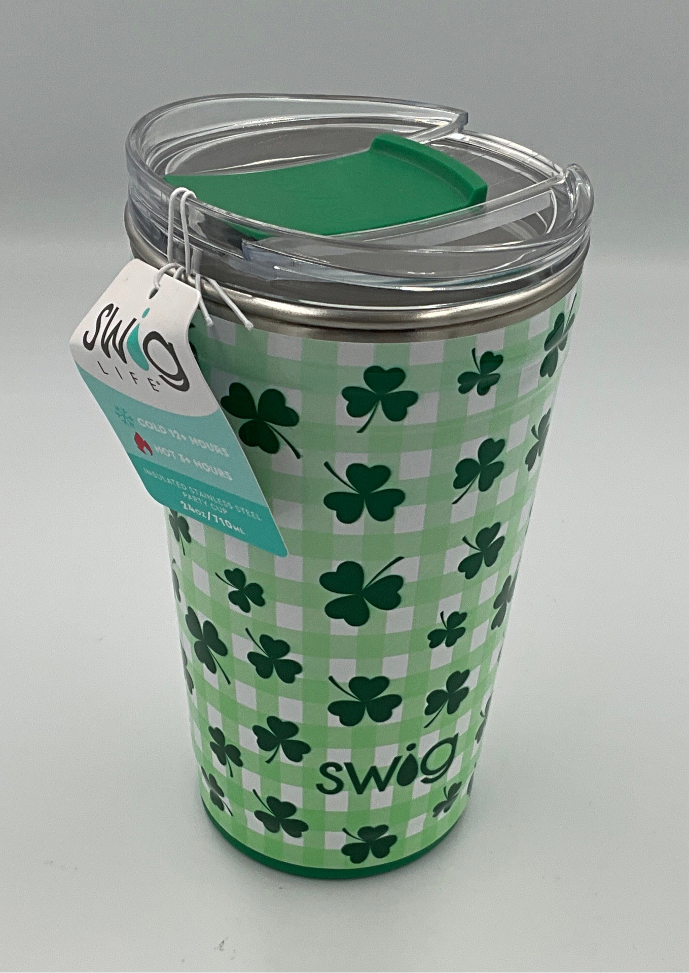 Swig 24oz Shamrock On Block