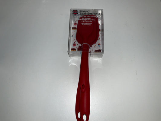 Norpro 3pc Spatula Set Red