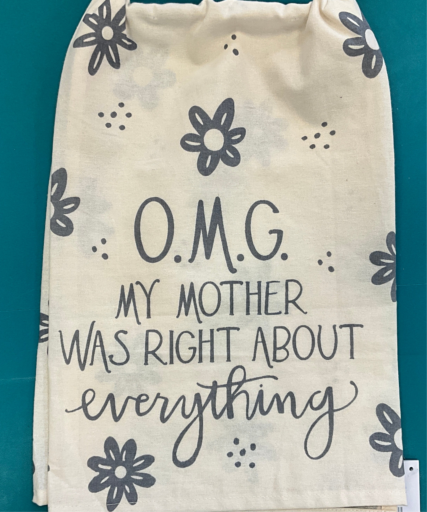 Prim Towel OMG Mother Right Gray