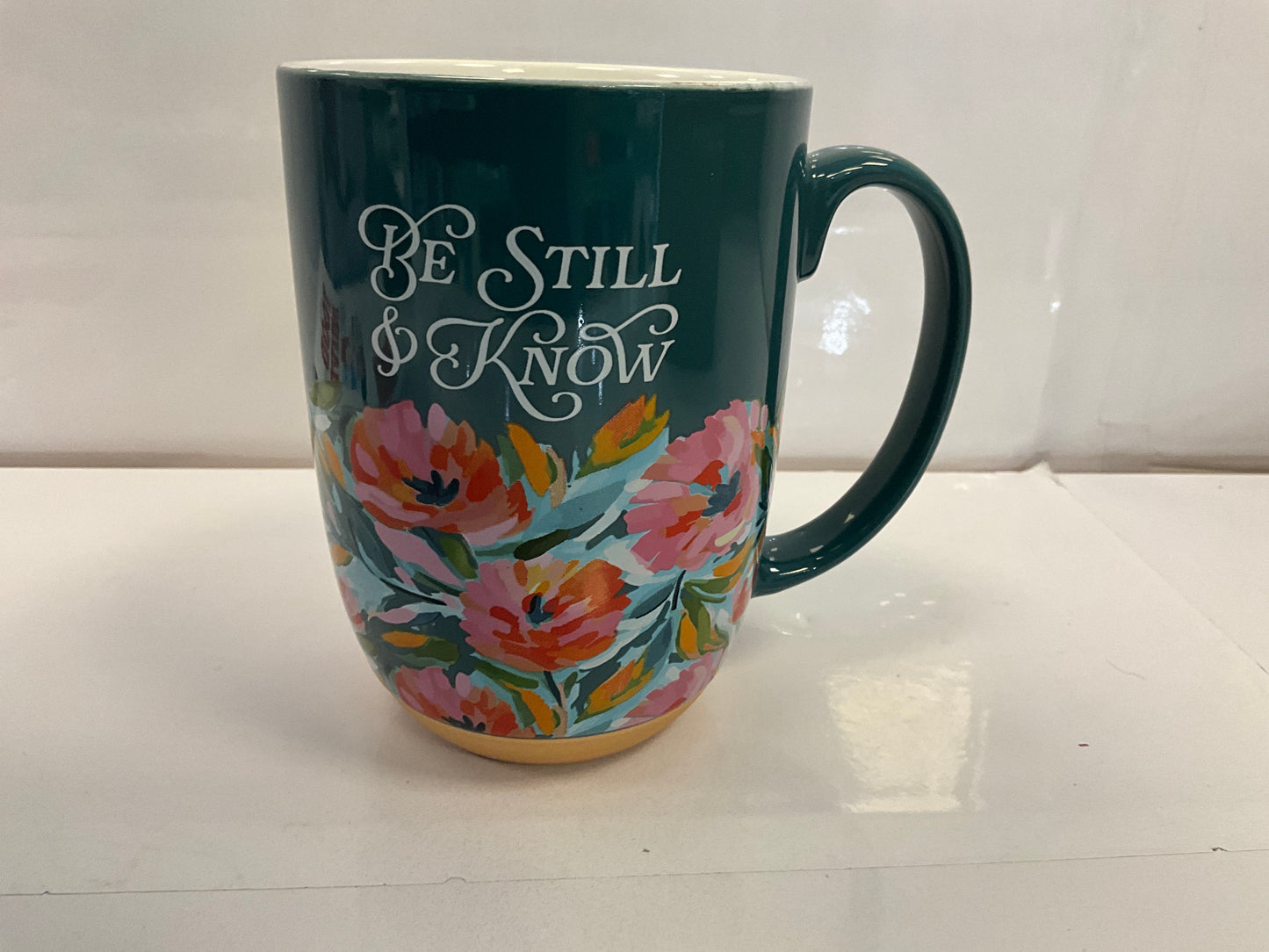 ChrA Mug Teal Be Still