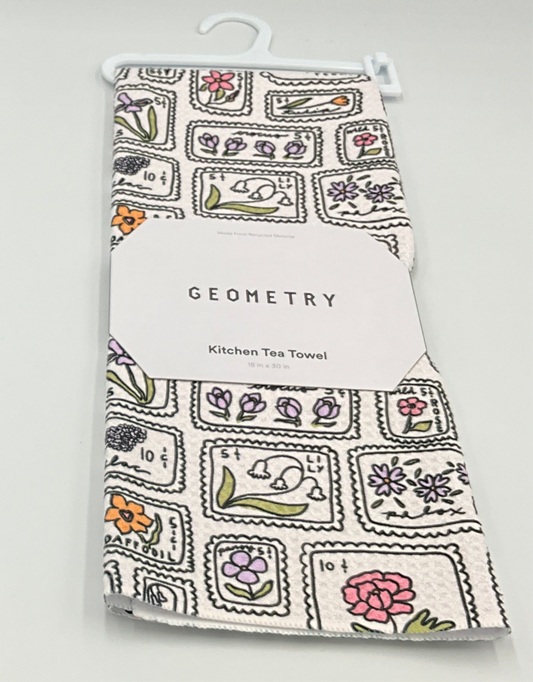 Geom Tea Floral Post Stamp