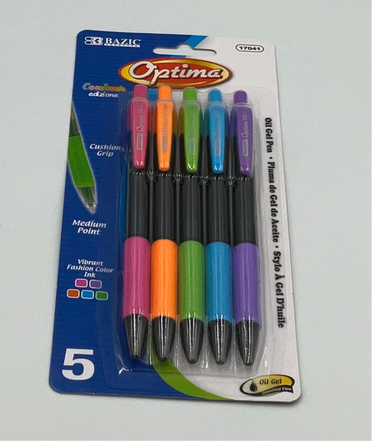 Bazic 5 Optima Gel Pens