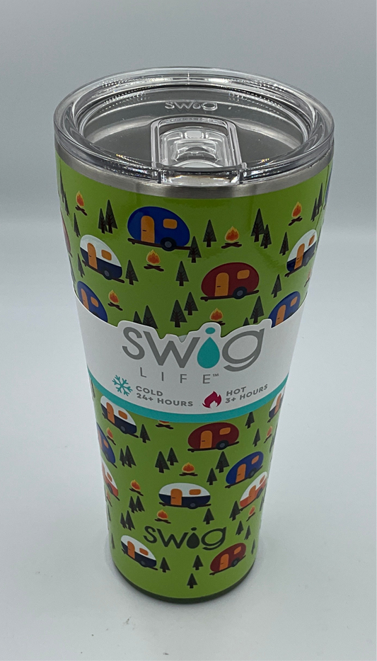 Swig 32oz Tumbler Happy Camper