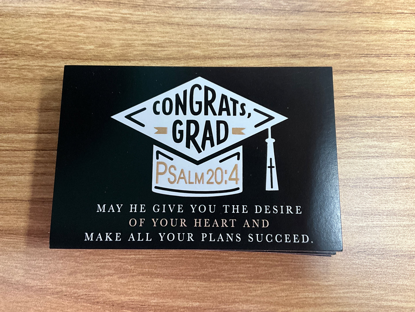 DKS Wallet Card Congrats Grad Psalm