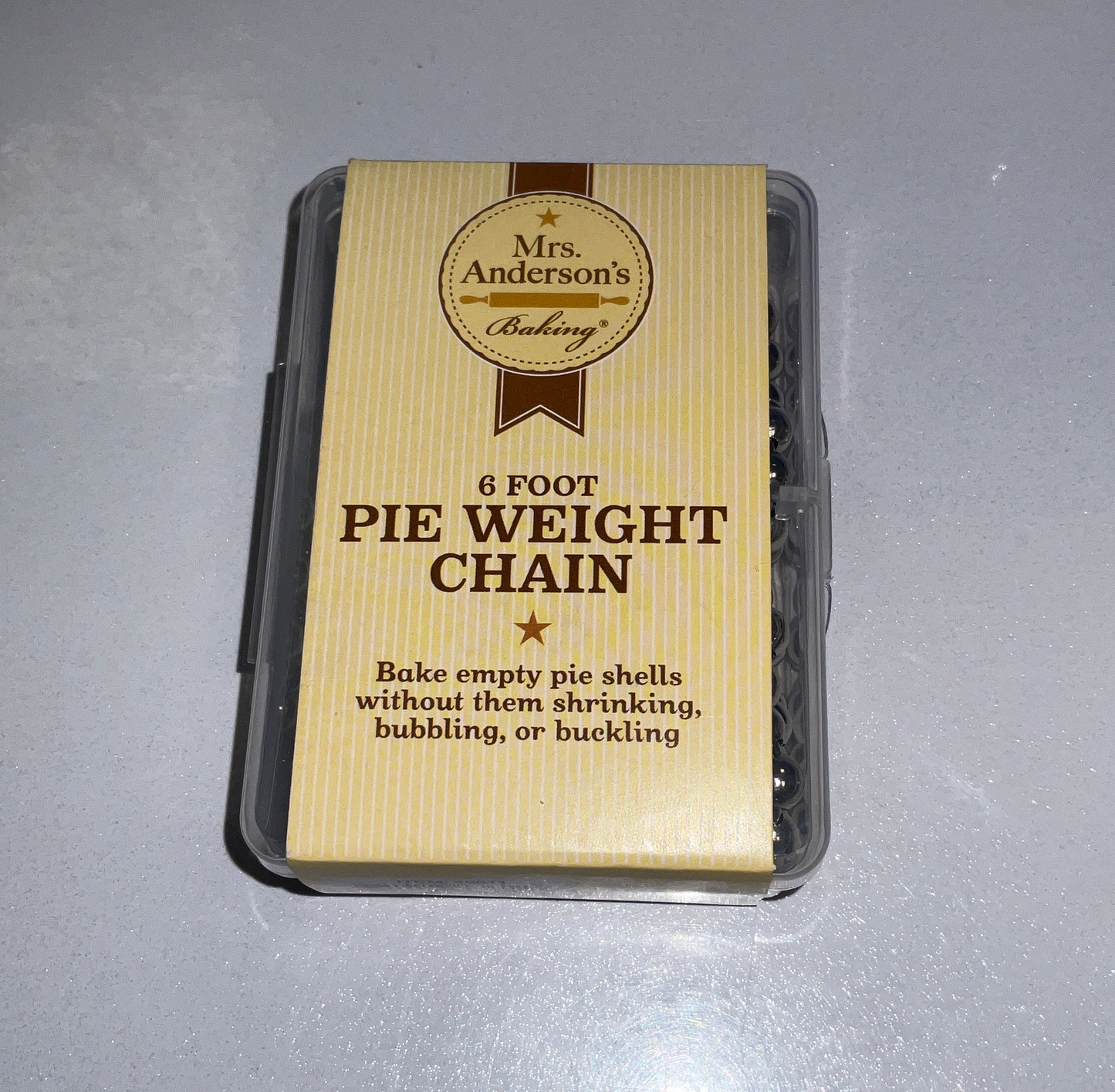 Mrs A Pie Weight