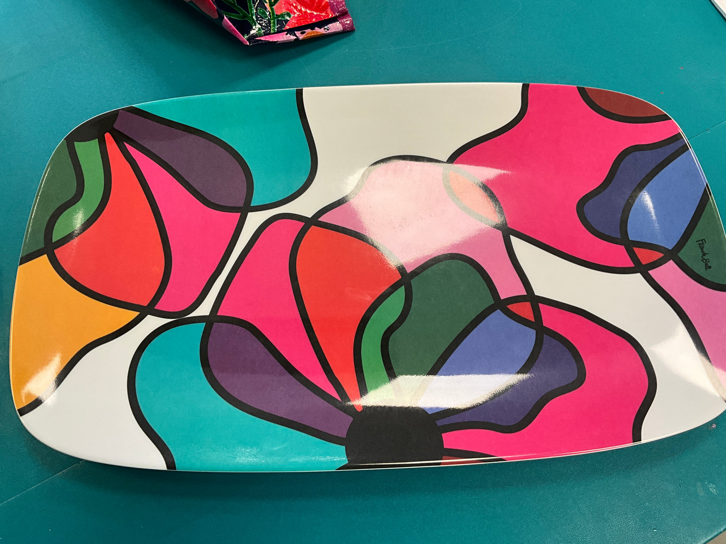 FRB Platter 13.75”x8” Trans Pop