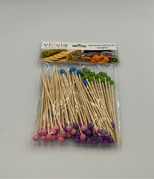 Blue Bamboo Ball Picks