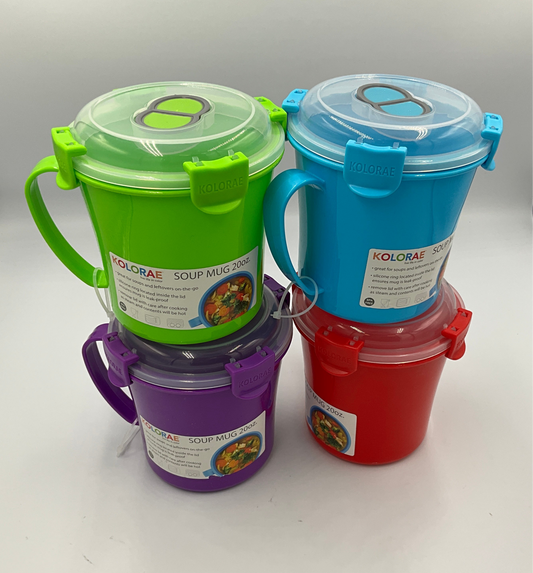 Blue 20oz Micro Soup Mug