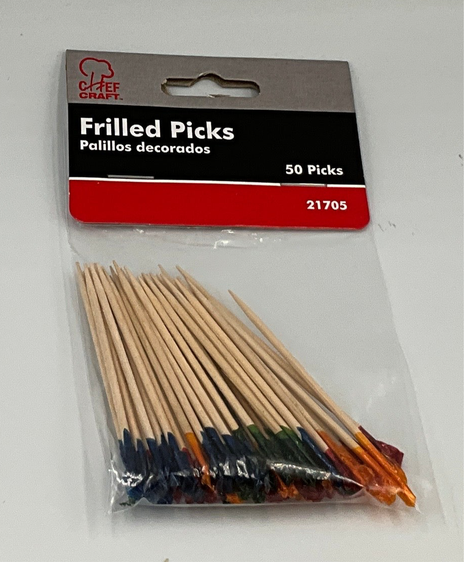CHC 50 Frilled Picks