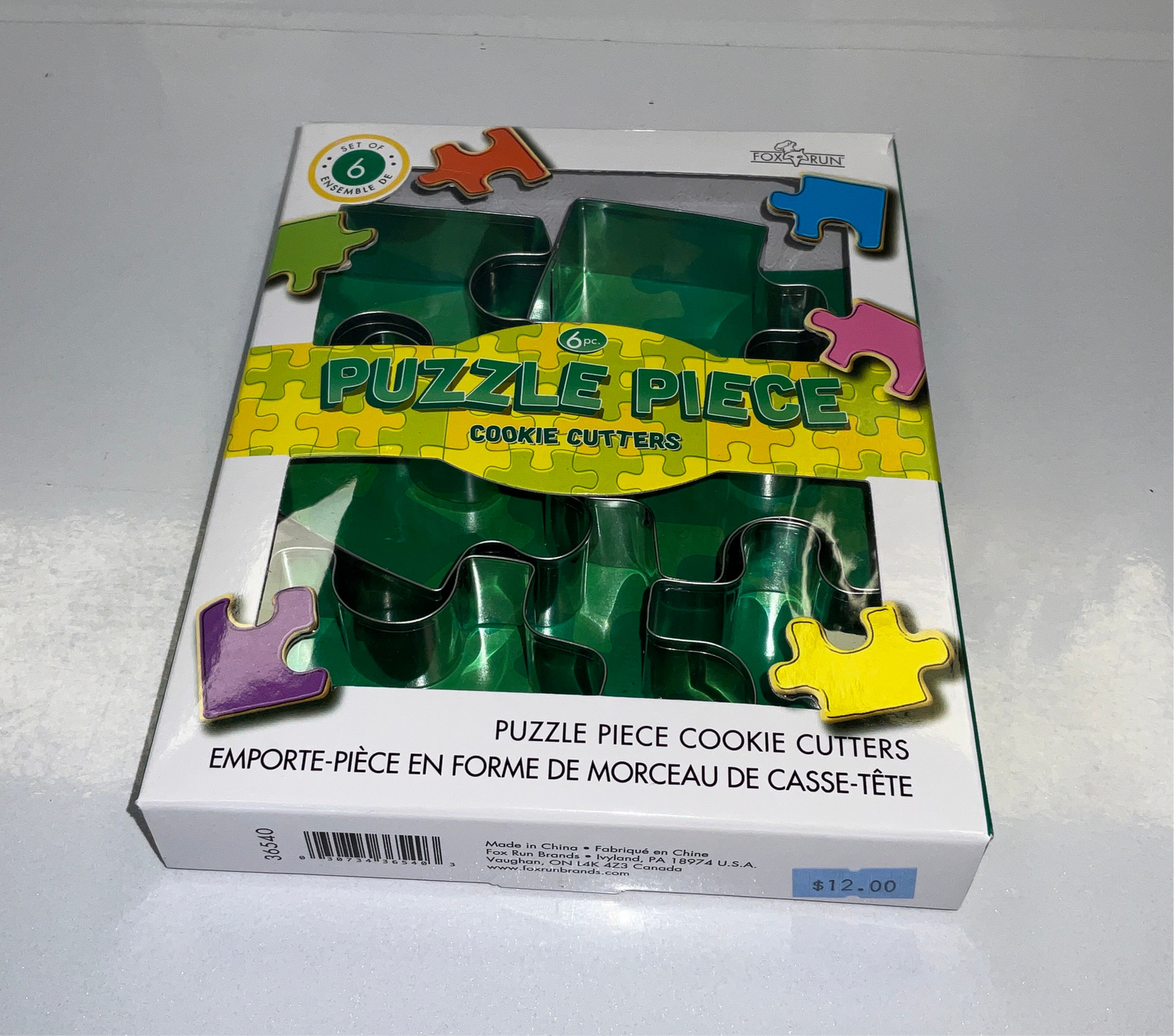 Fox Cookie Cutter 6pc Set Puzzle