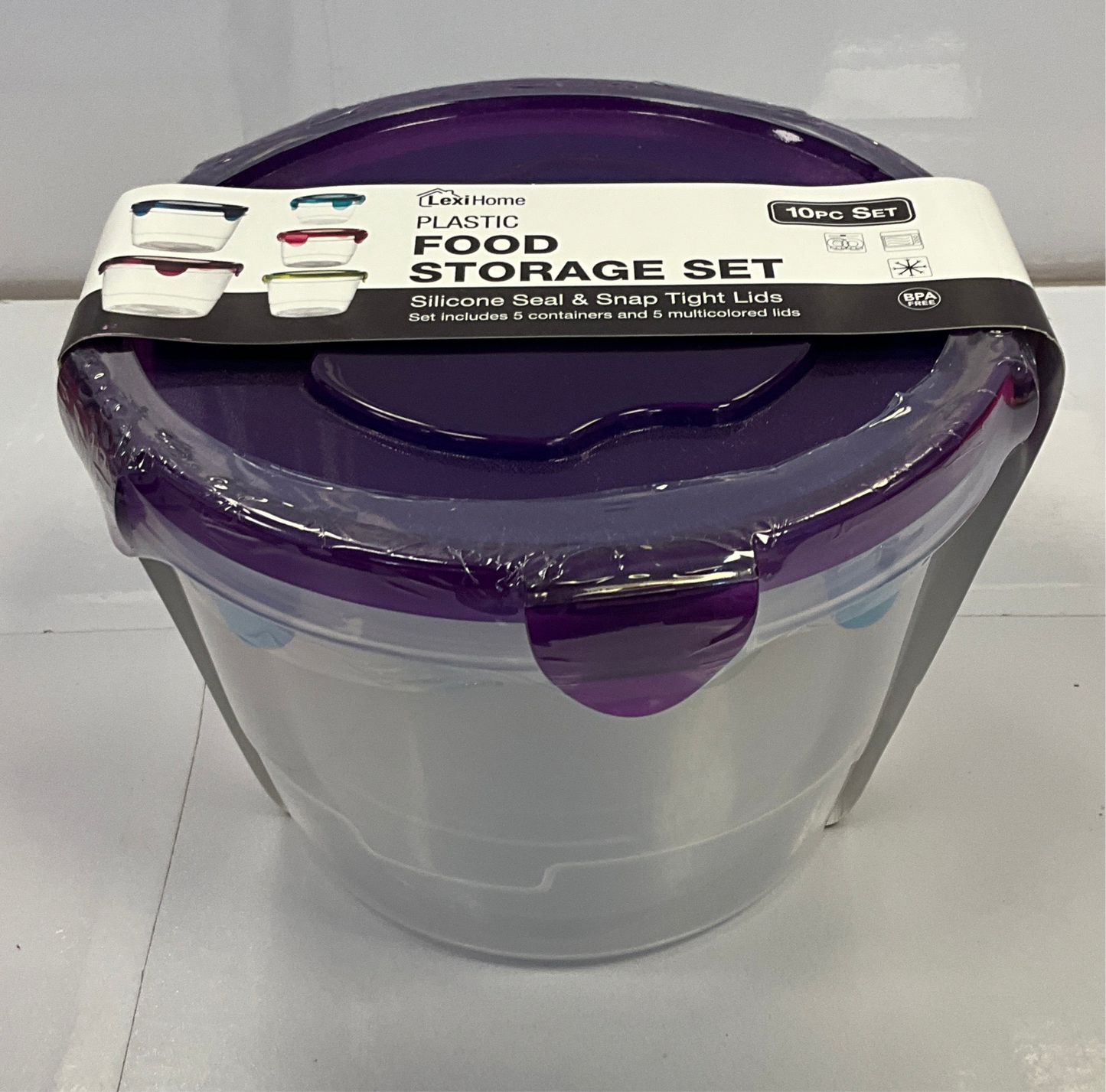 Lexi 10pc Round Food Storage