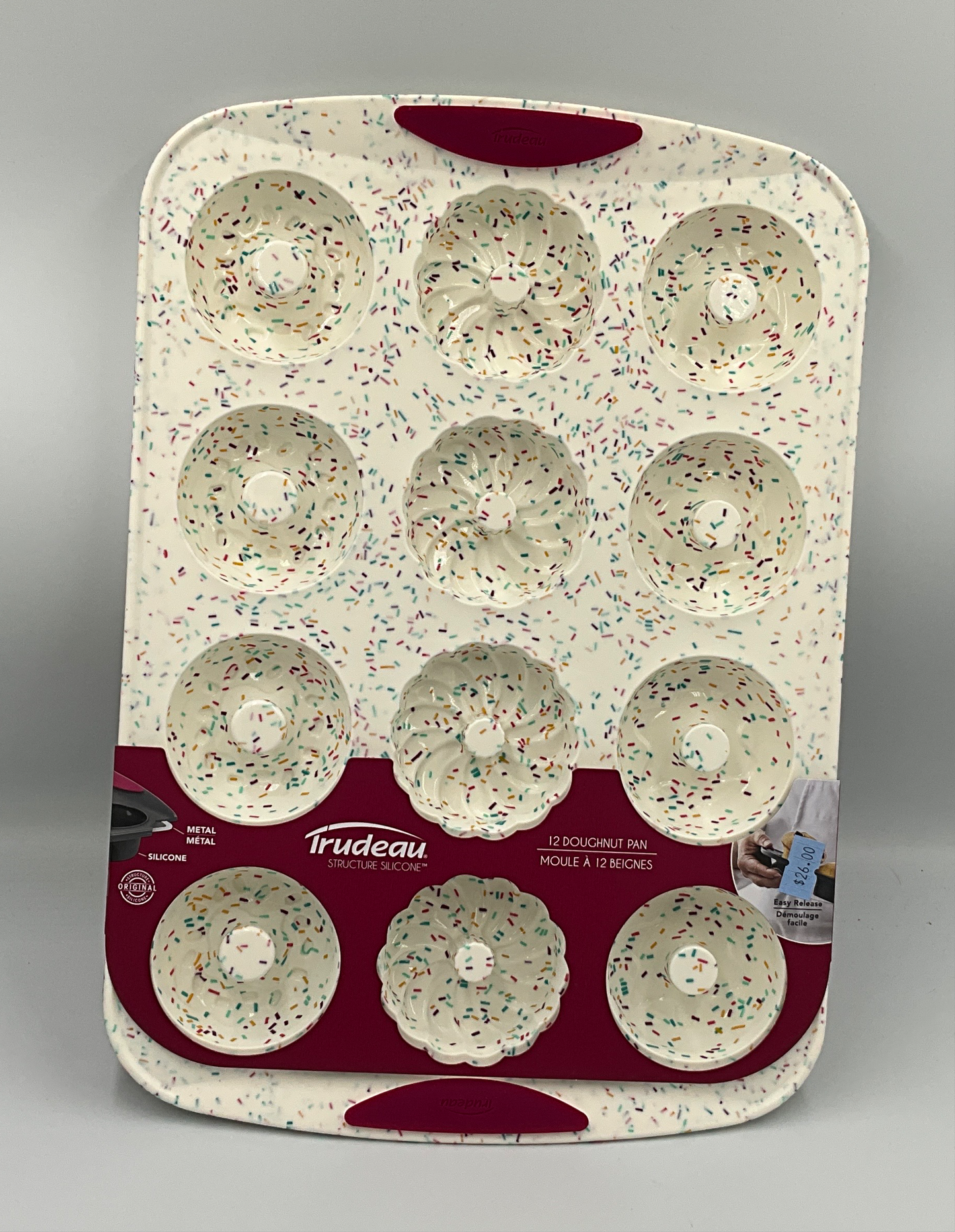 Trudeau Struct Sil Donut Pan