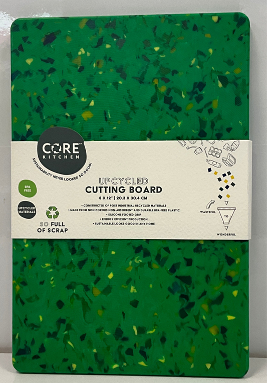Core Upcycled Cutting Board Green Sm