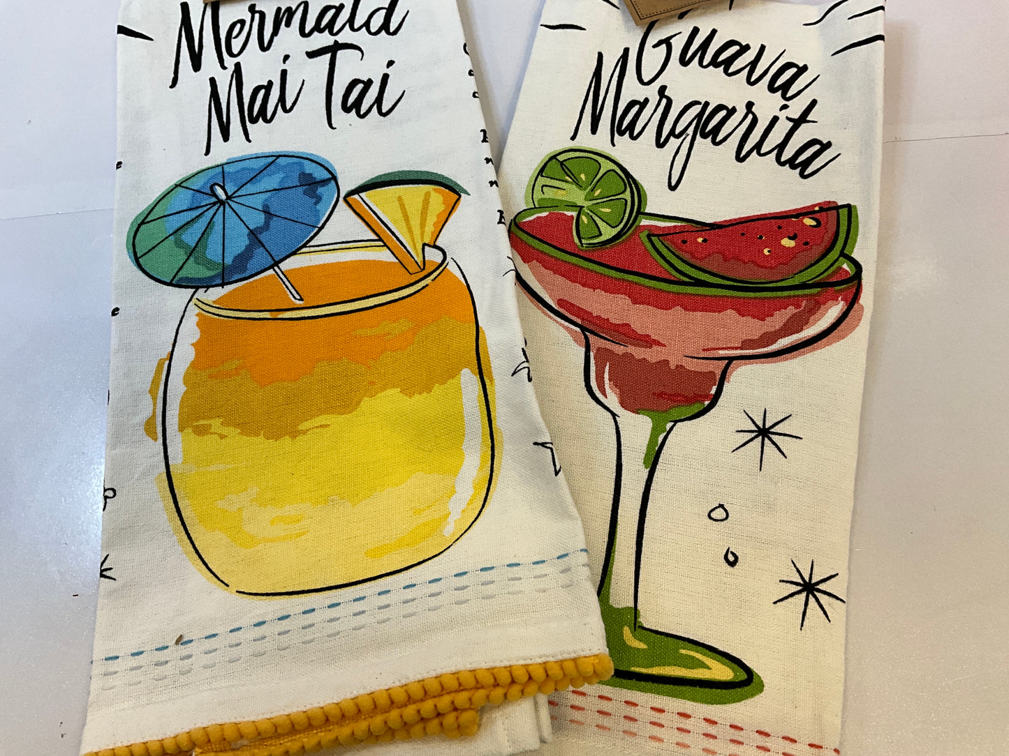 DII Tropical Sips Dishtowel