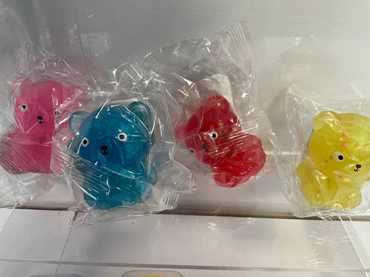 SQH Sticky/Squish Glitter Bear
