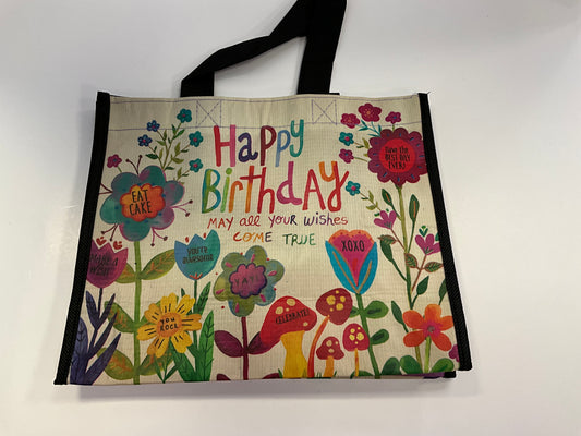 Nat Life Reusable Totes M Happy Bday
