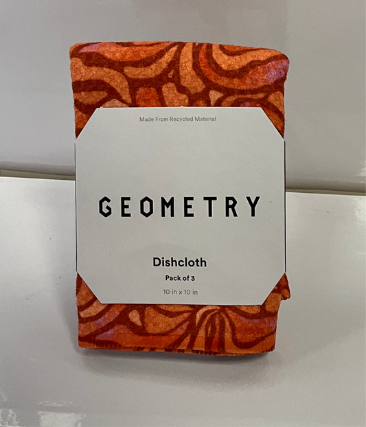 Geom Dish Coral Swirls