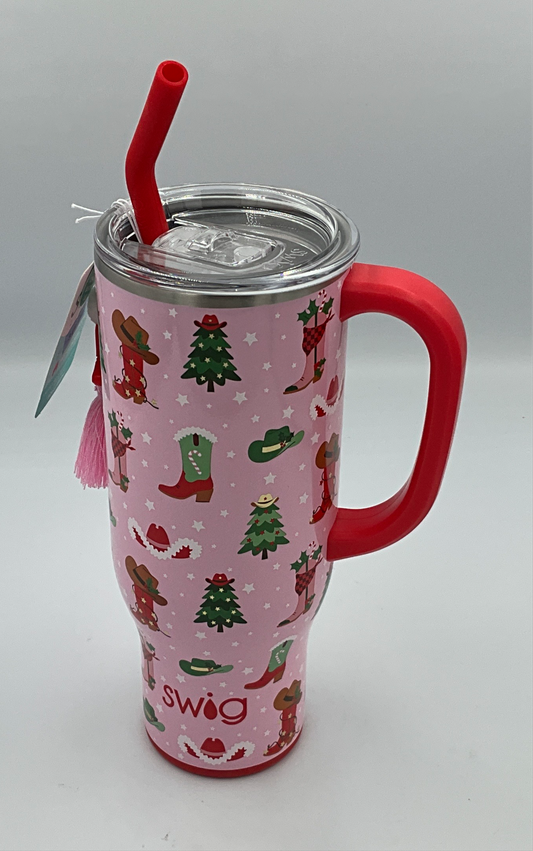 Swig 30oz Mug Howdy Holidays