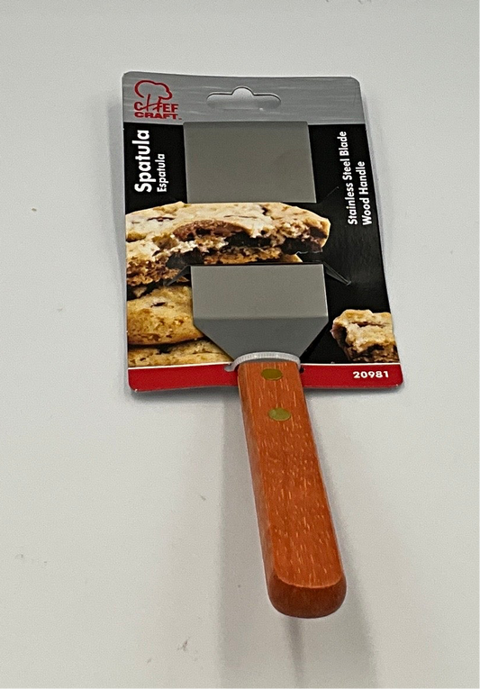CC SS Spatula S w Wood Handle