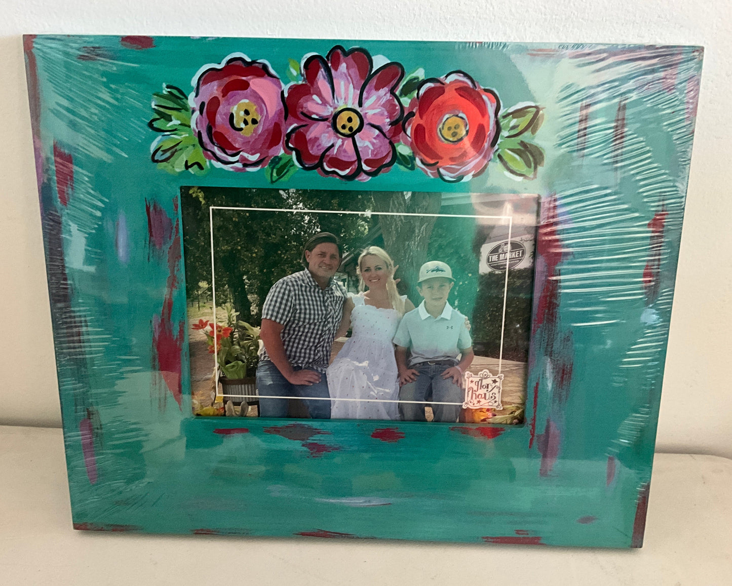 GloryH Frame Turq 3 Floral