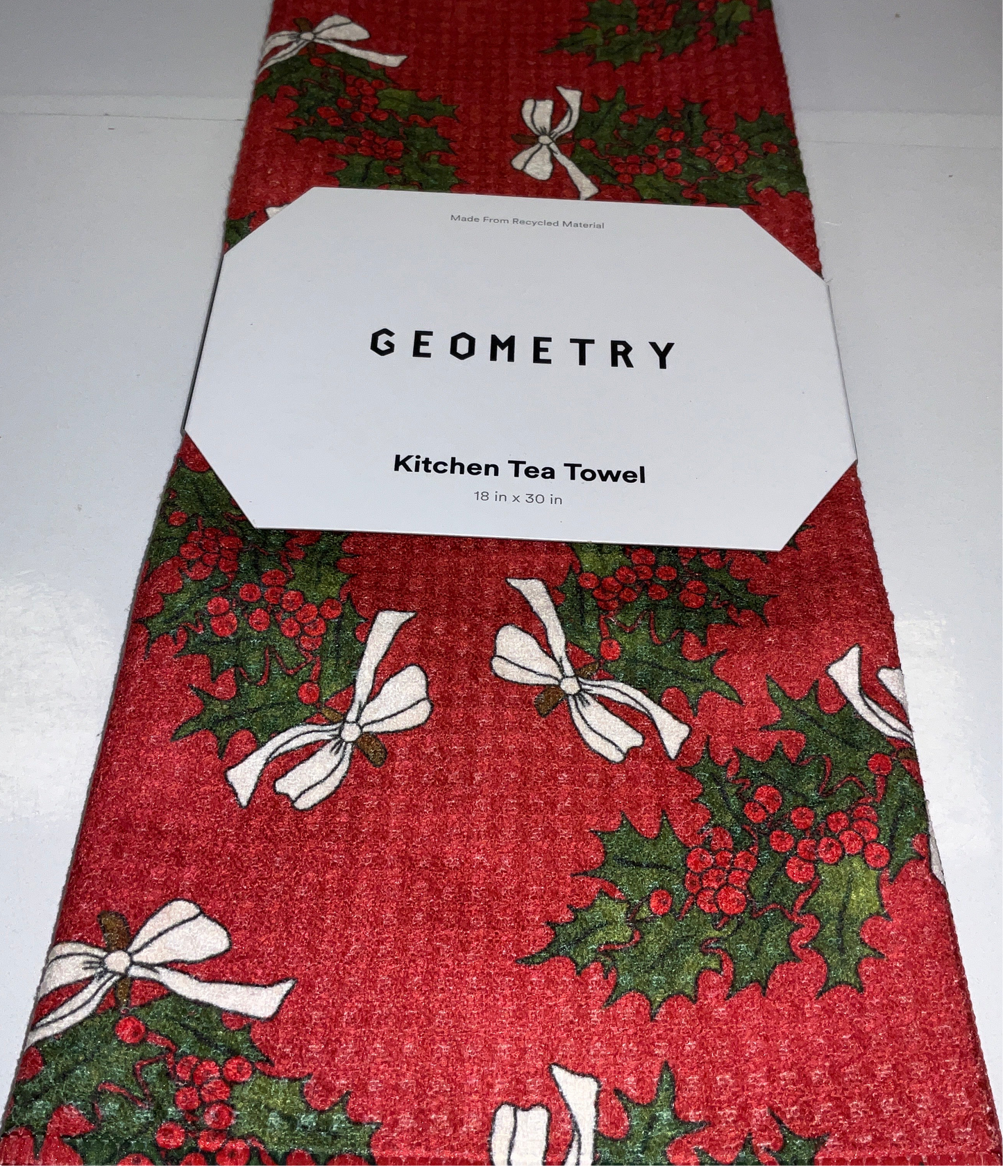 Geom Tea Christmas Berry Bow