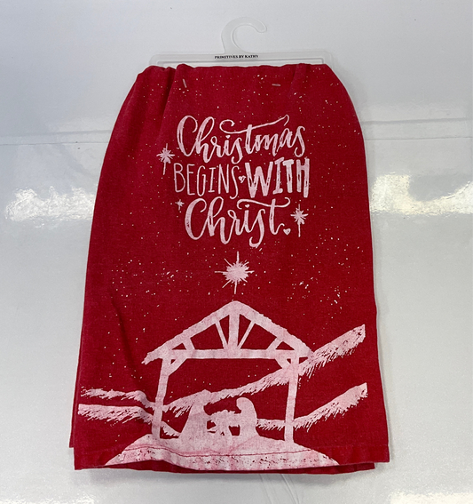 Prim Towel Begins With Christ