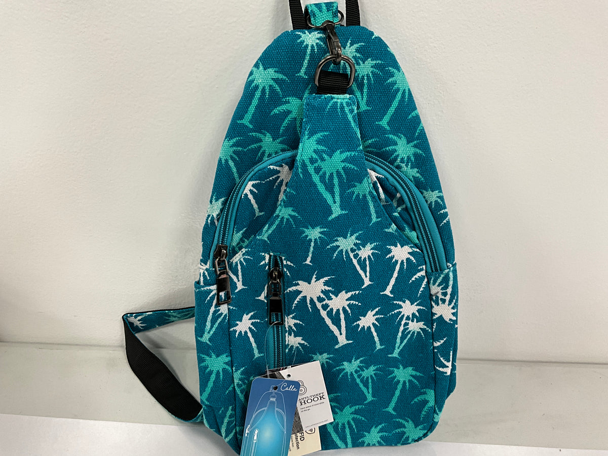 Calla Sling Bag Palm Trees