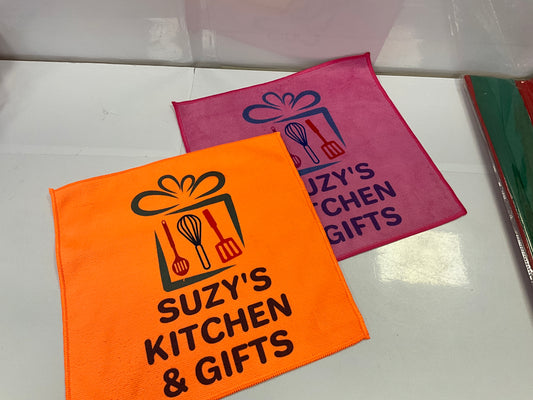 Microfiber Cloth w/Suzy Logo