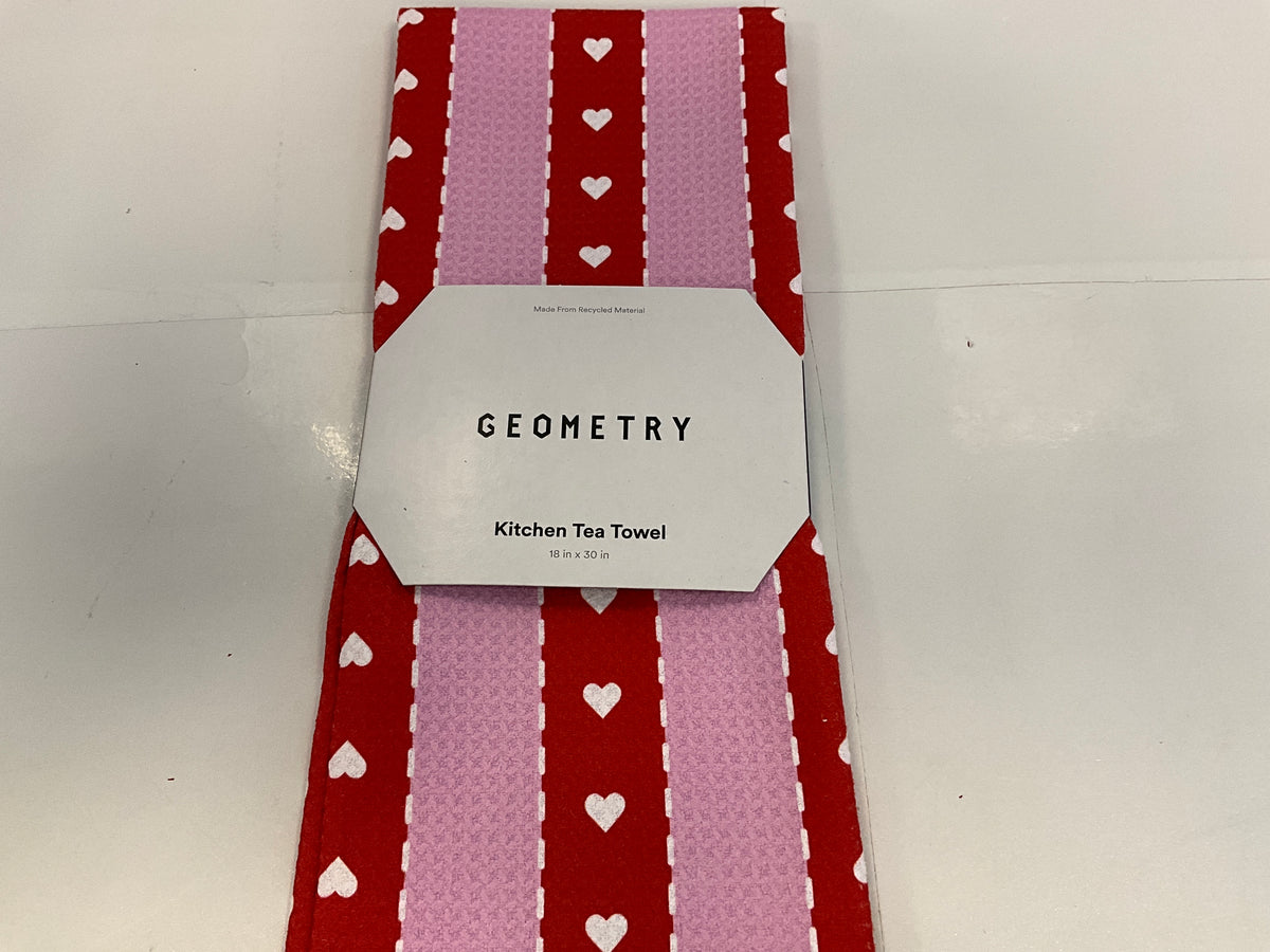 Geom Tea Ribbon Hearts