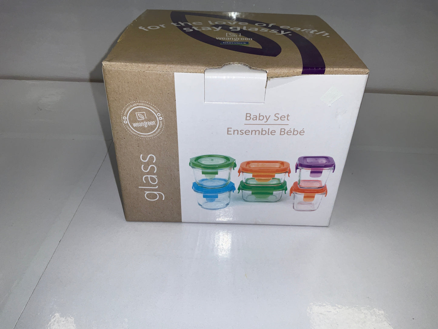Glass Baby Feed Starter Set