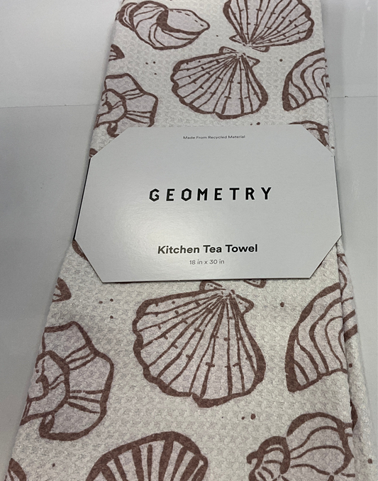 Geom Tea Retro Coastal Seashells In Neutral