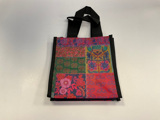 Nat Life Reusable Totes S Rainbow Patchwork