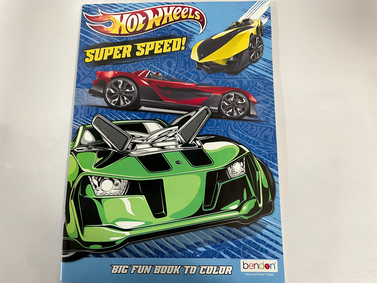 JOIA Coloring Book Hot Wheels