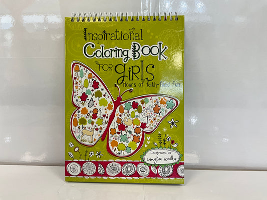 ChrA Spiral Coloring Book Girls