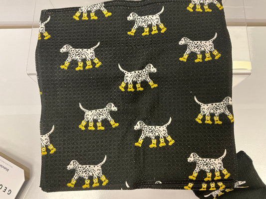 Geom Dish Dalmatian In Boots Blk