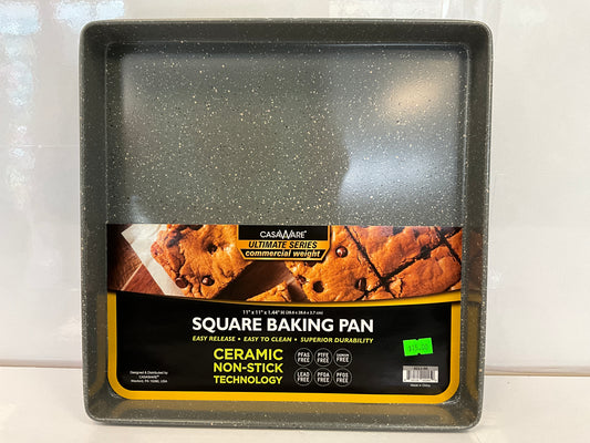 Casa Square Pan Silver