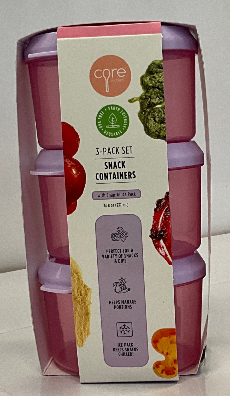 Core 3 Snack Containers