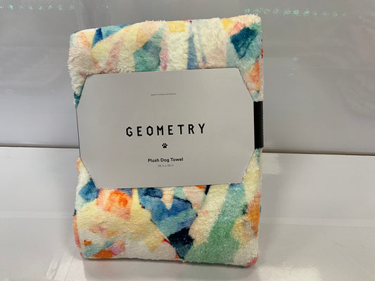 Geom Dog Plush Abstract Jungle