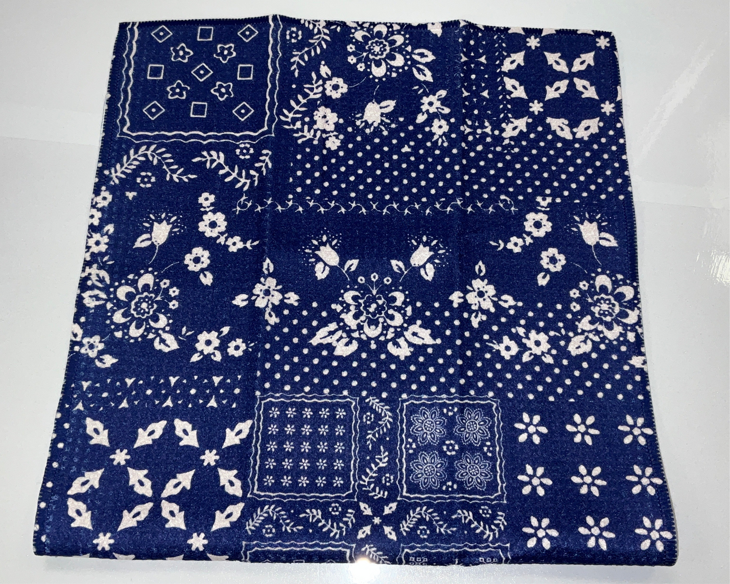 Geom Bar Bandana Blue