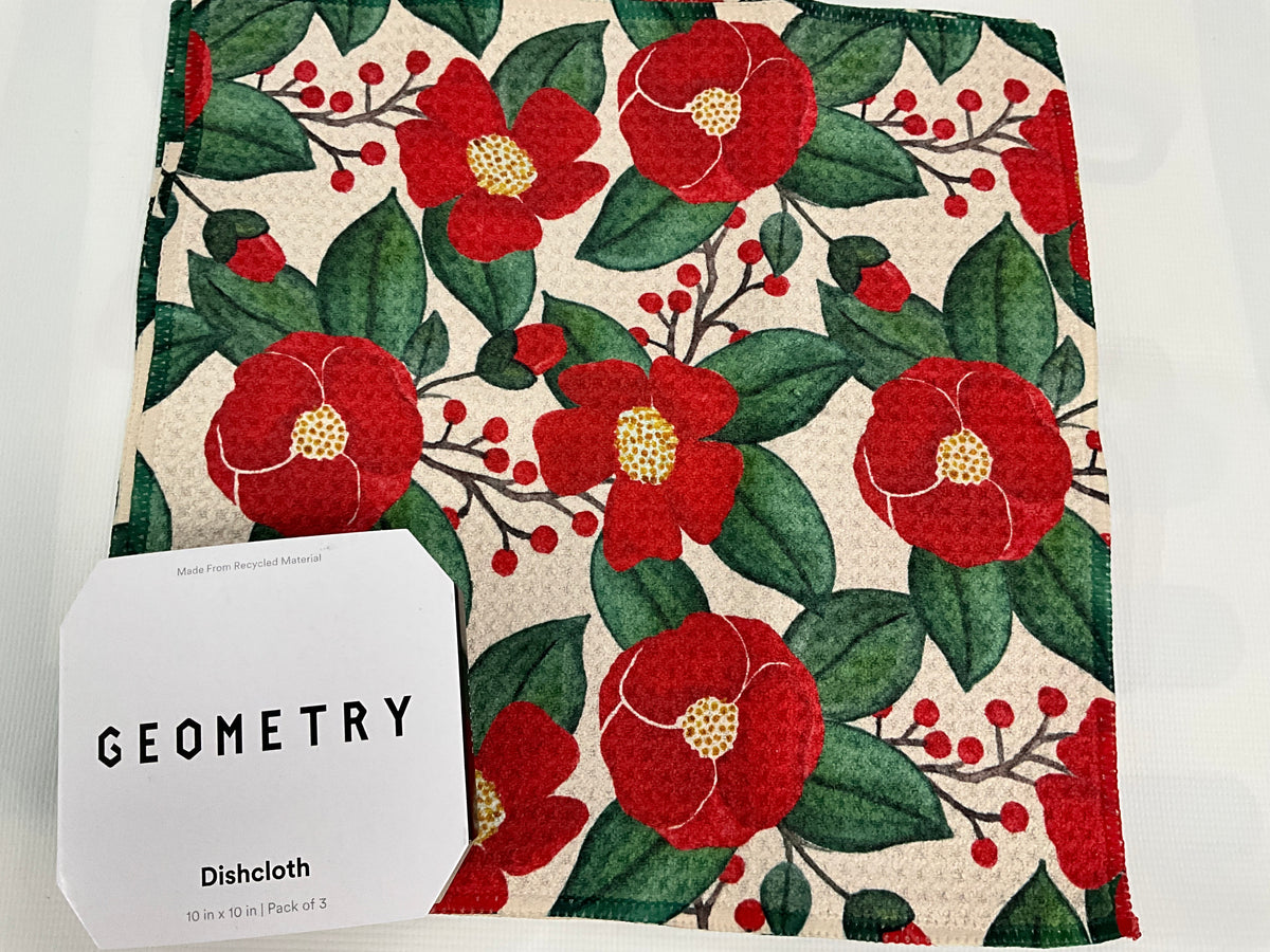 Geom Dish Winter Camellia