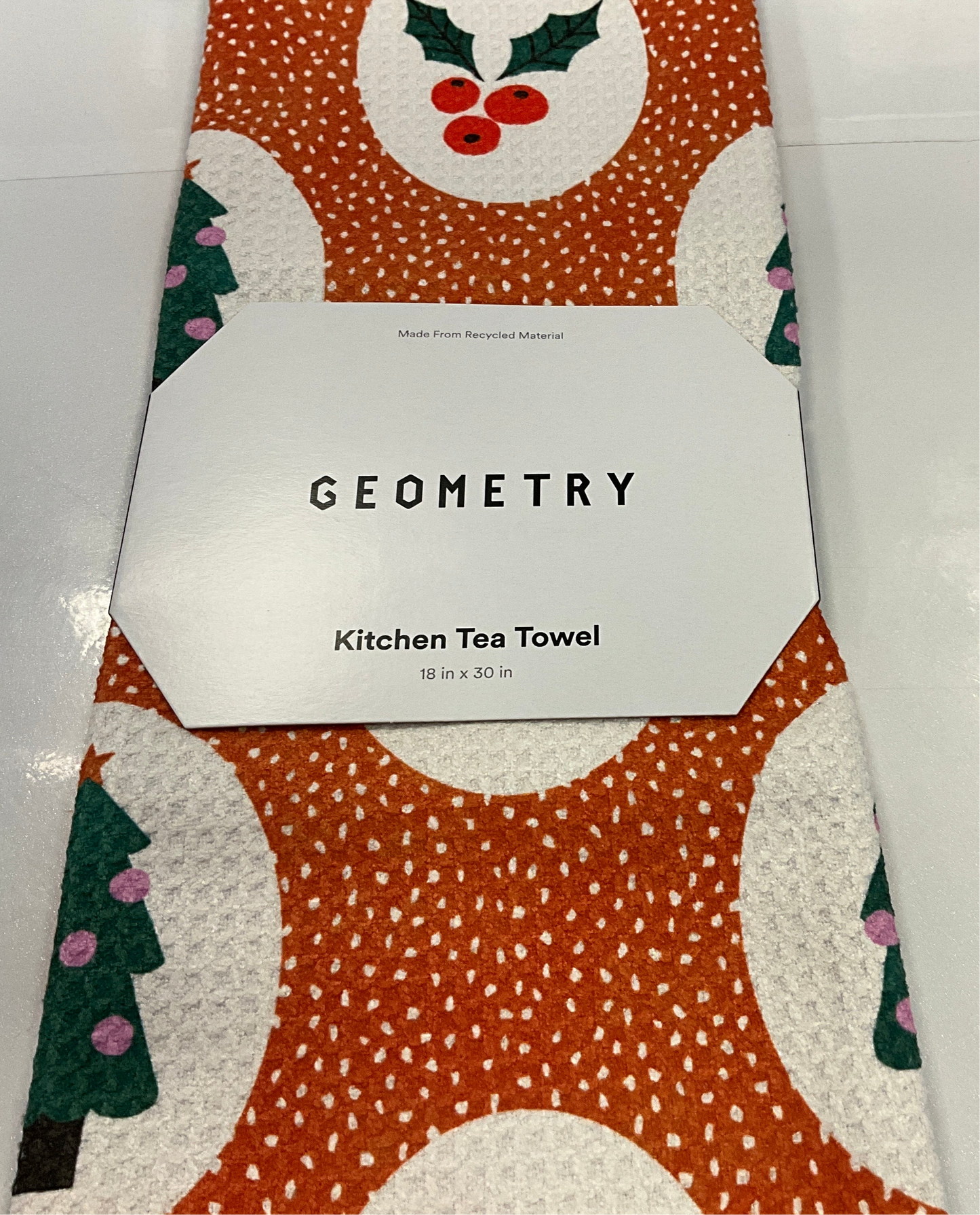 Geom Tea Vintage Holly Christmas
