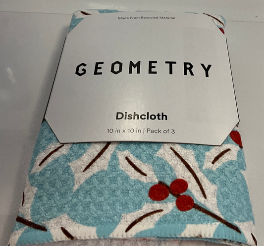 Geom Dish Winter Holly