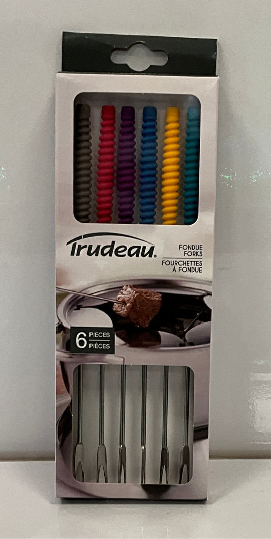Trudeau Fondue Forks Color