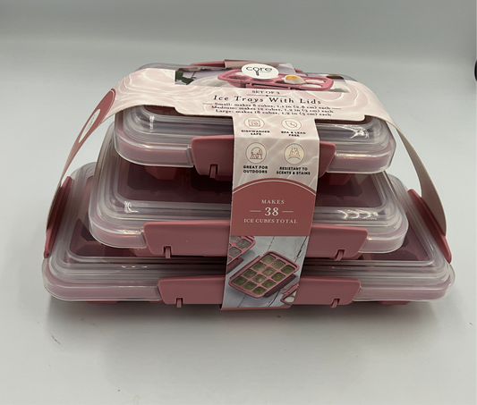 Core 3 Ice Trays with Lids