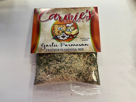 Carmie Cracker Seasoning Garlic Parmesan